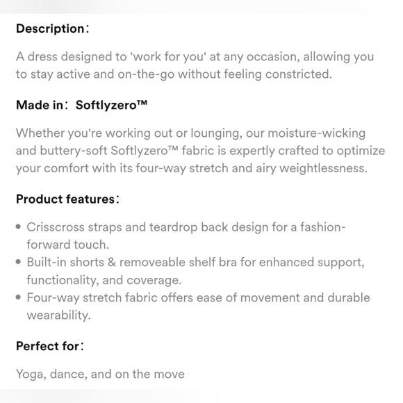 NWT Halara Backless Active Dress w Shorts Small Cloudful  $55 Orange/Red - Picture 8 of 13